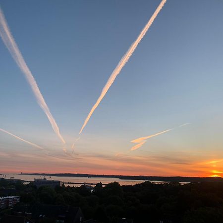 Apartmán Luxus Penthouse Waterview Kiel Exteriér fotografie