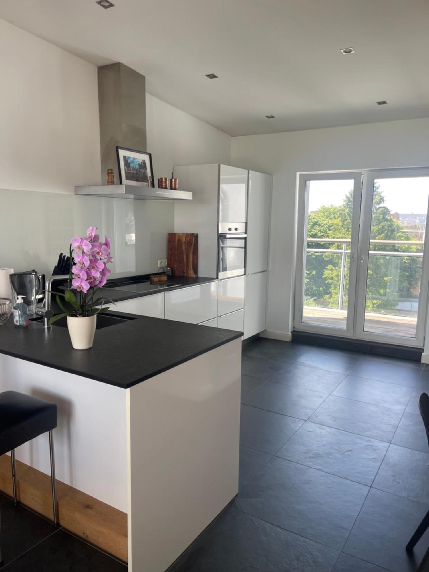 Apartmán Luxus Penthouse Waterview Kiel Exteriér fotografie