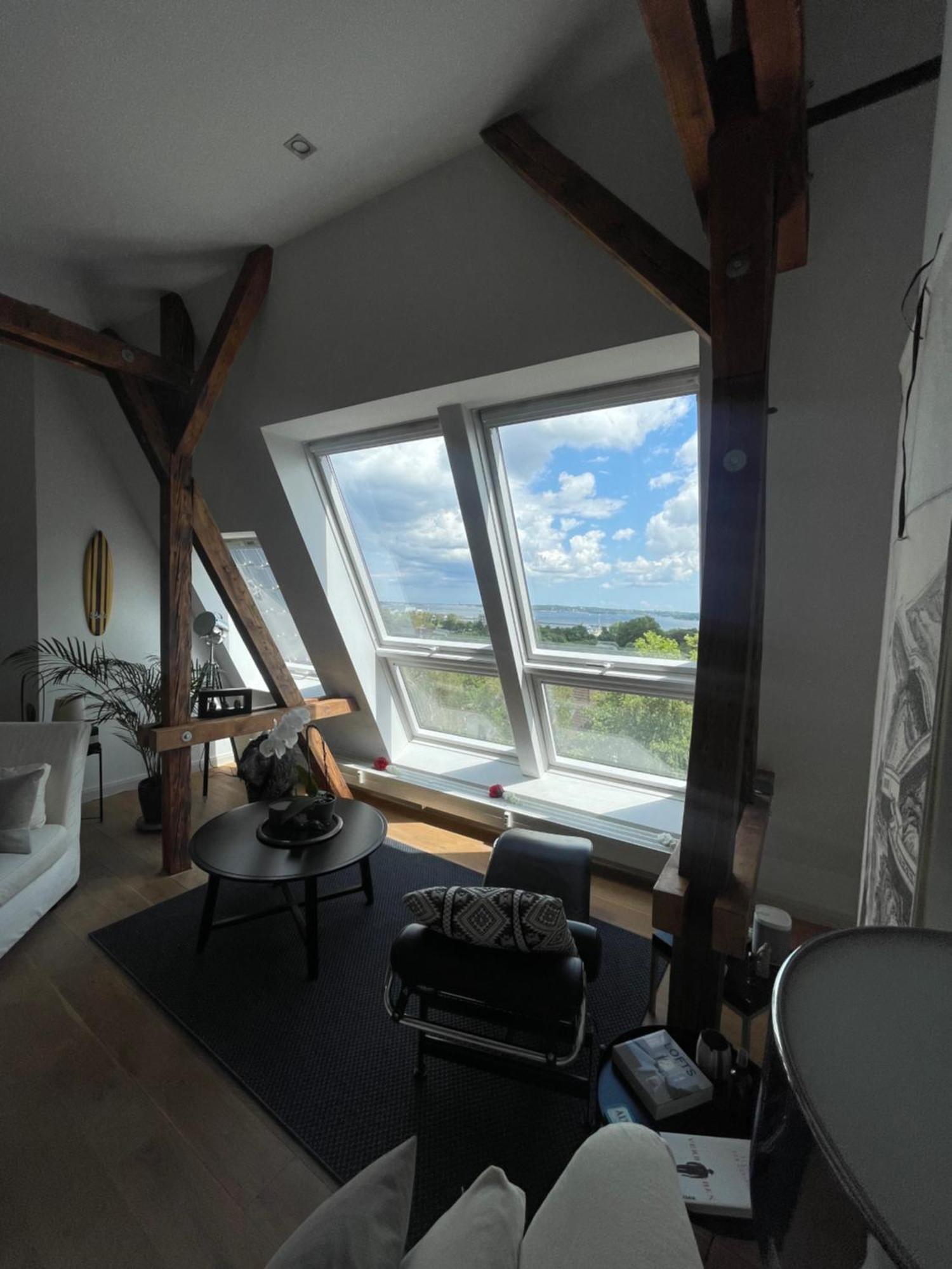 Apartmán Luxus Penthouse Waterview Kiel Exteriér fotografie